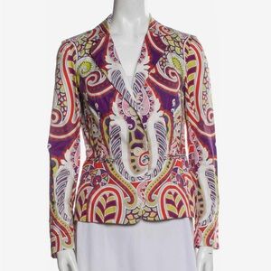 Lafayette 148 New York Printed Blazer